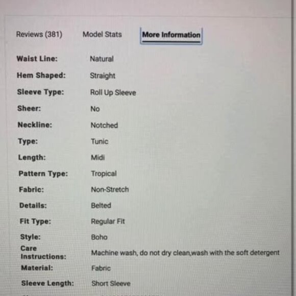 Ladies XL tropical print dress - Picture 11 of 13